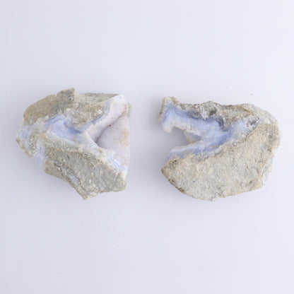 Blue Lace Agate Clusters Set of 6 - Expert Wholesale and Supplier of Wholesale Crystals & Bulk Gemstones, ["Agate","Blue Lace Agate","close_70"]