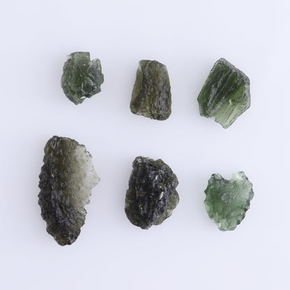 Moldavite Pieces Set of 6