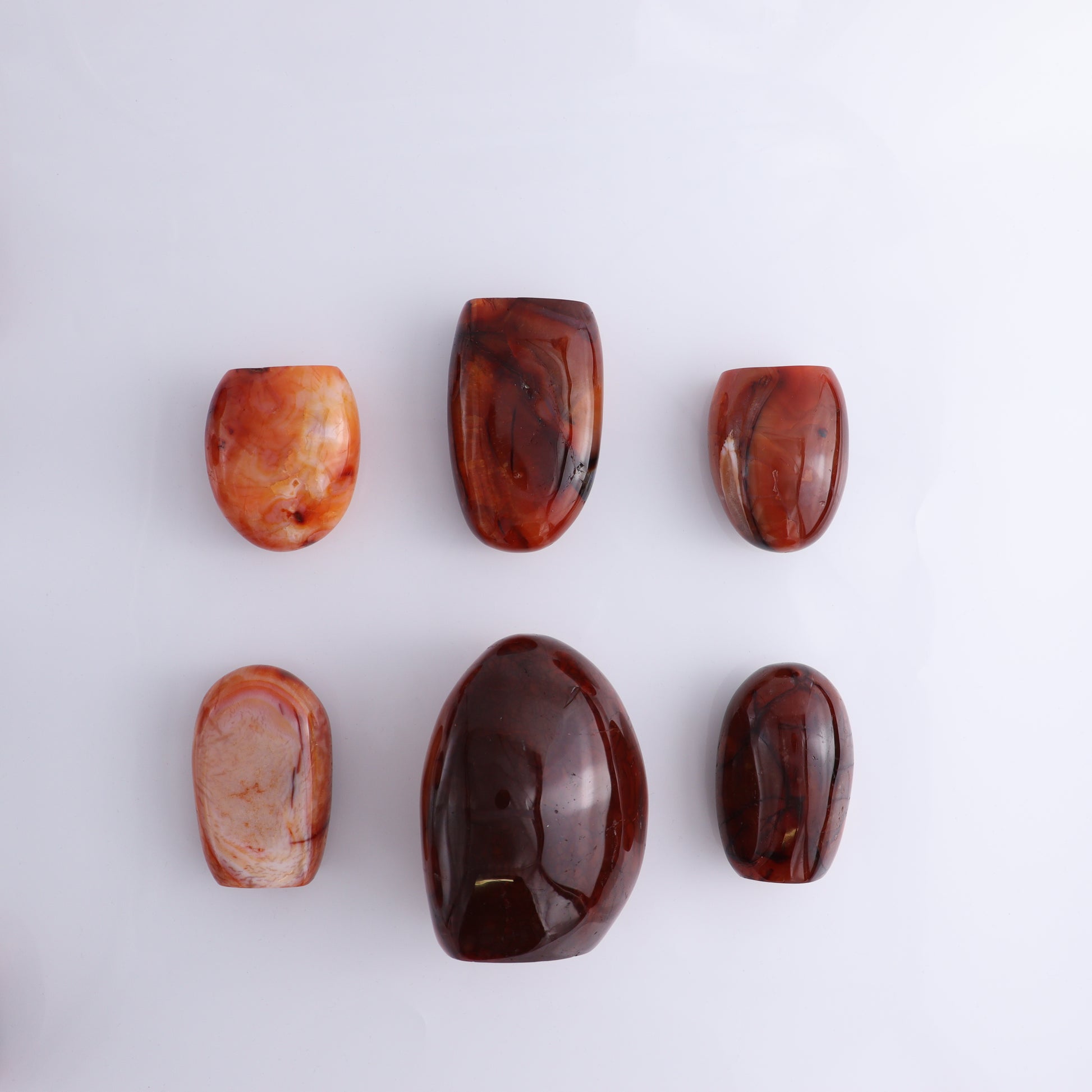Carnelian Freeform Set of 10 - Expert Wholesale and Supplier of Wholesale Crystals & Bulk Gemstones, ["carnelian","Freeforms","Madagascar"]