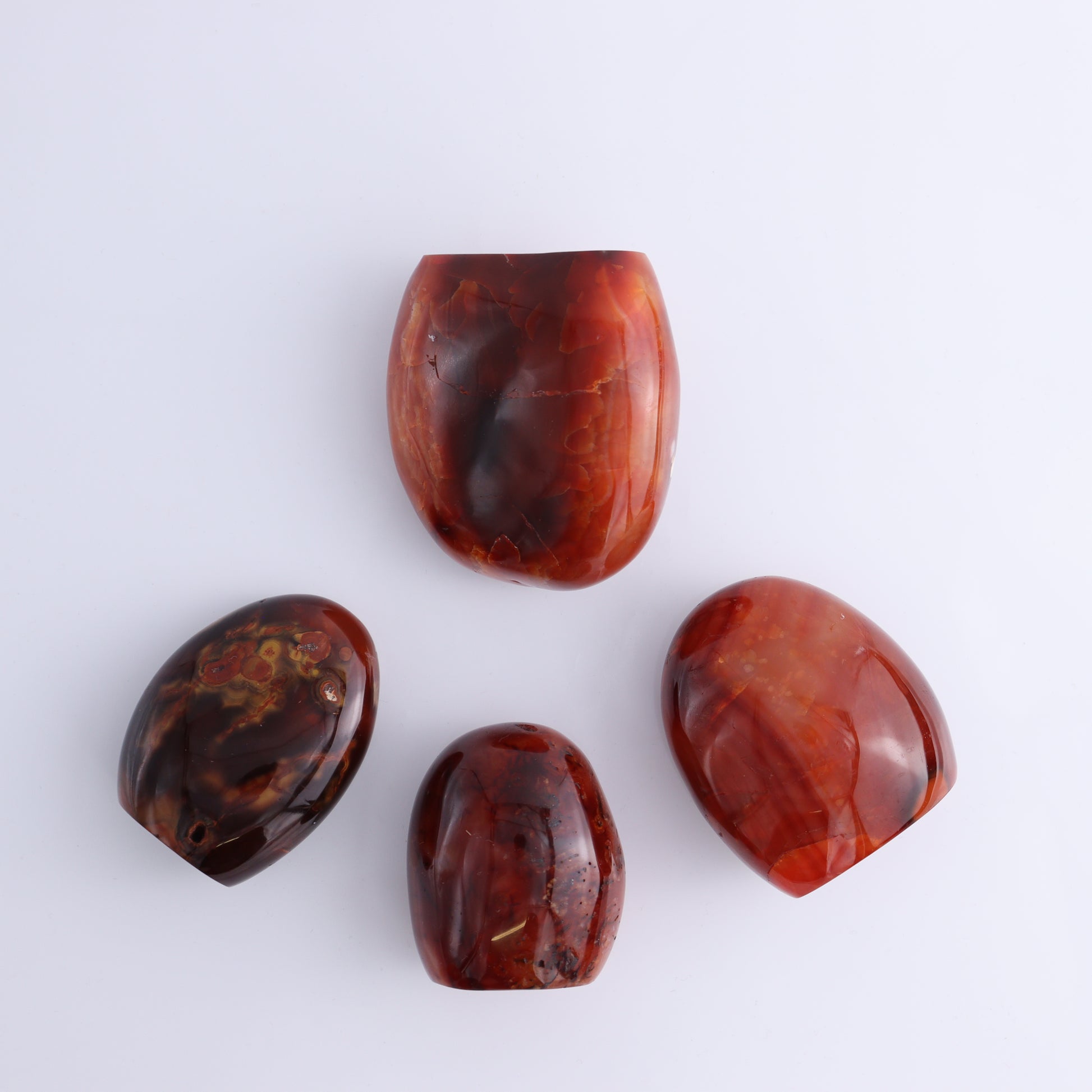 Carnelian Freeform Set of 10 - Expert Wholesale and Supplier of Wholesale Crystals & Bulk Gemstones, ["carnelian","Freeforms","Madagascar"]