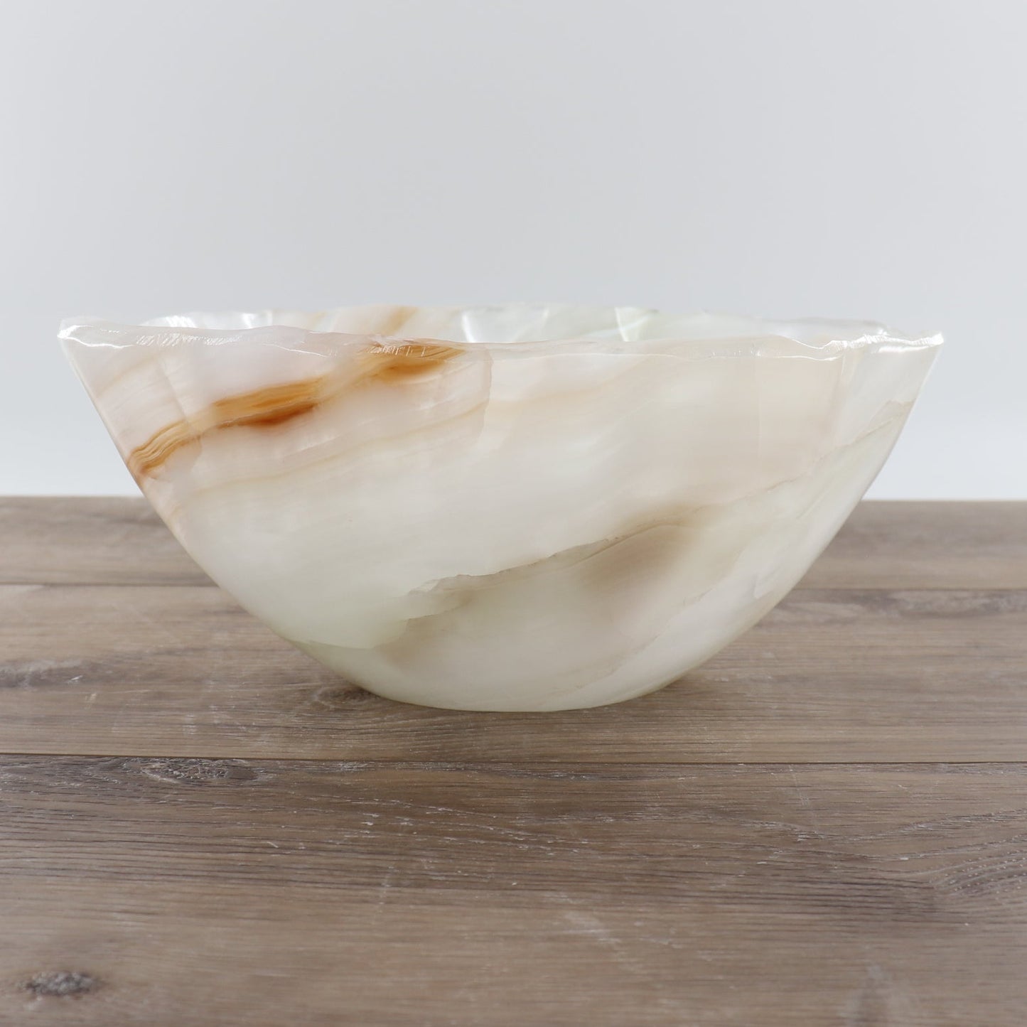 Mexican Onyx/Calcite Bowl 11"