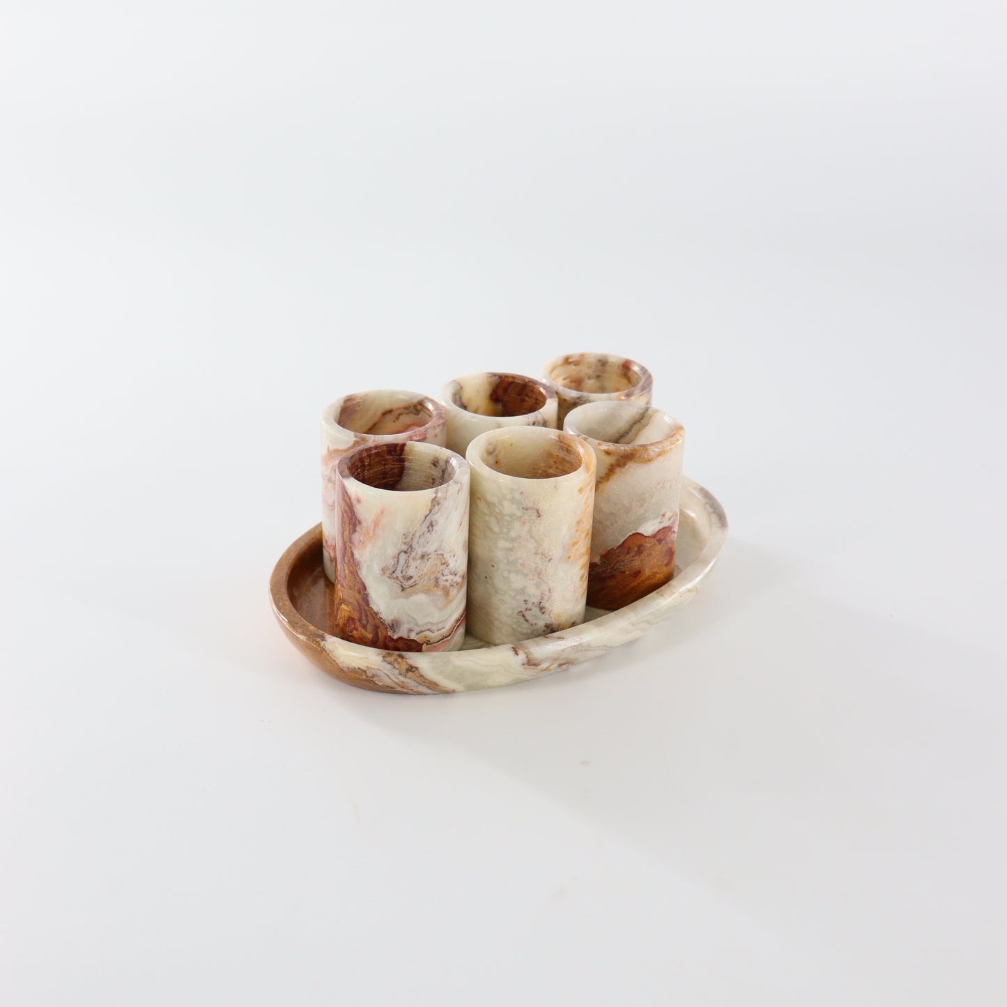 Green Onyx Shot Glasses Set of 6 - Expert Wholesale and Supplier of Wholesale Crystals & Bulk Gemstones, []