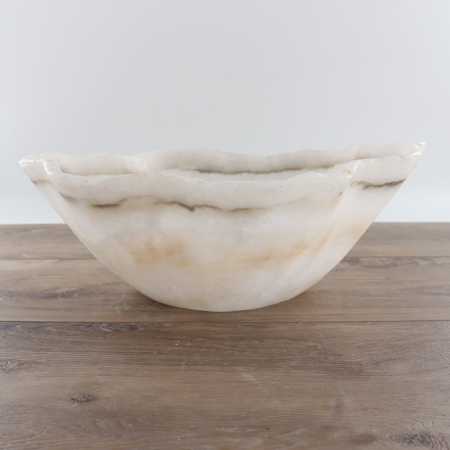 Mexican Onyx/Calcite Bowl 15"