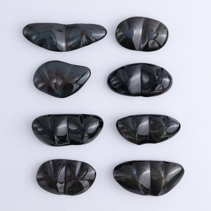 Rainbow Obsidian Heart Pairs Set of 8 - Expert Wholesale and Supplier of Wholesale Crystals & Bulk Gemstones, ["Hearts","Mexico","Rainbow Obsidian"]