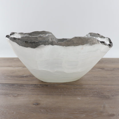 Mexican Onyx/Calcite Bowl 16"