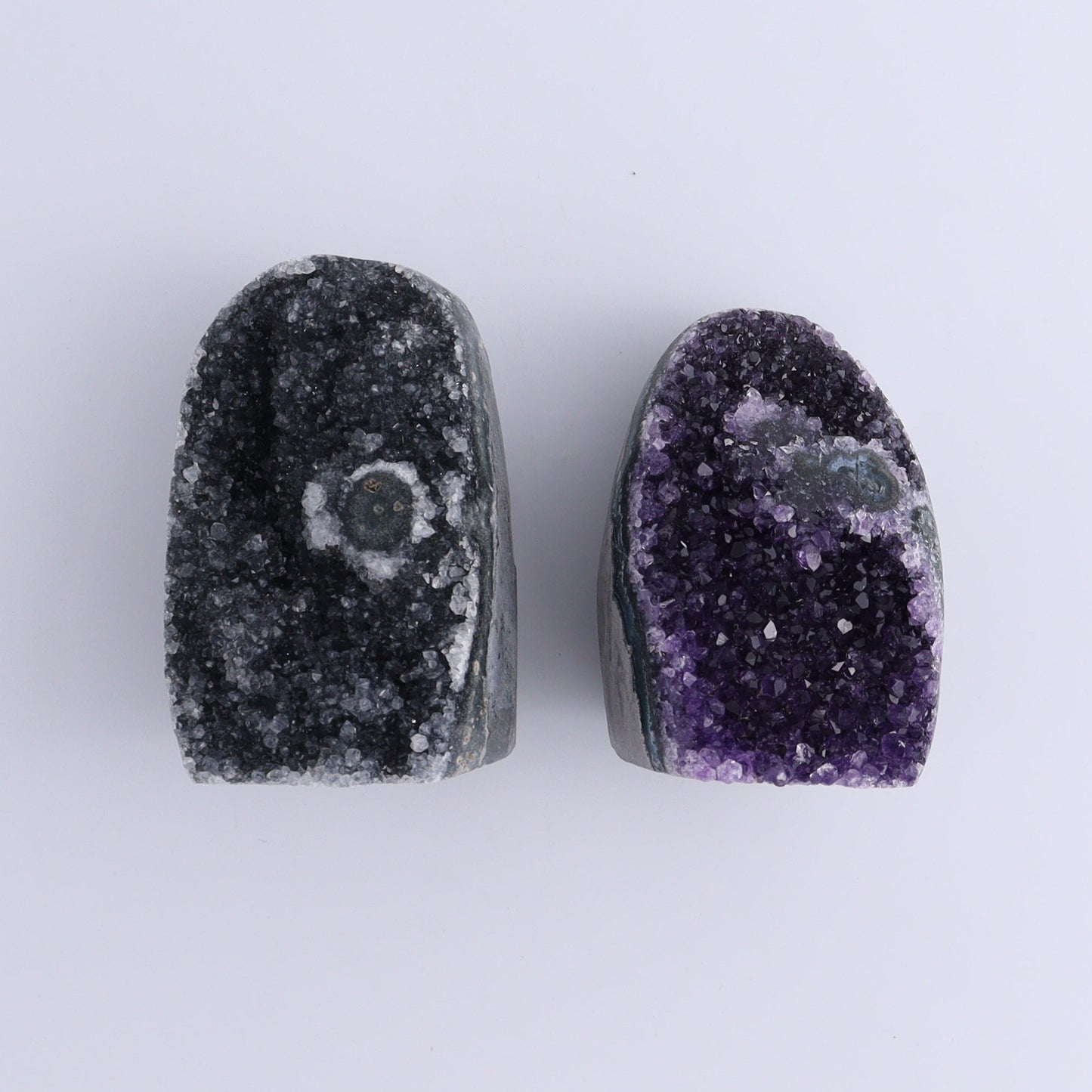 Uruguay Amethyst Cut Base Set of 5 - Expert Wholesale and Supplier of Wholesale Crystals & Bulk Gemstones, ["Amethyst","Cut Base","Uruguay"]