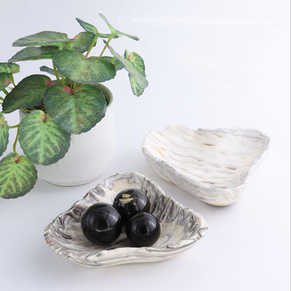 One Mexican Onyx/Calcite White Zebra Triangular Bowl - Expert Wholesale and Supplier of Wholesale Crystals & Bulk Gemstones, ["bowl","Bowls","Calcite","Catalog Onyx","Decorative Dish","Mexico","onyx"]