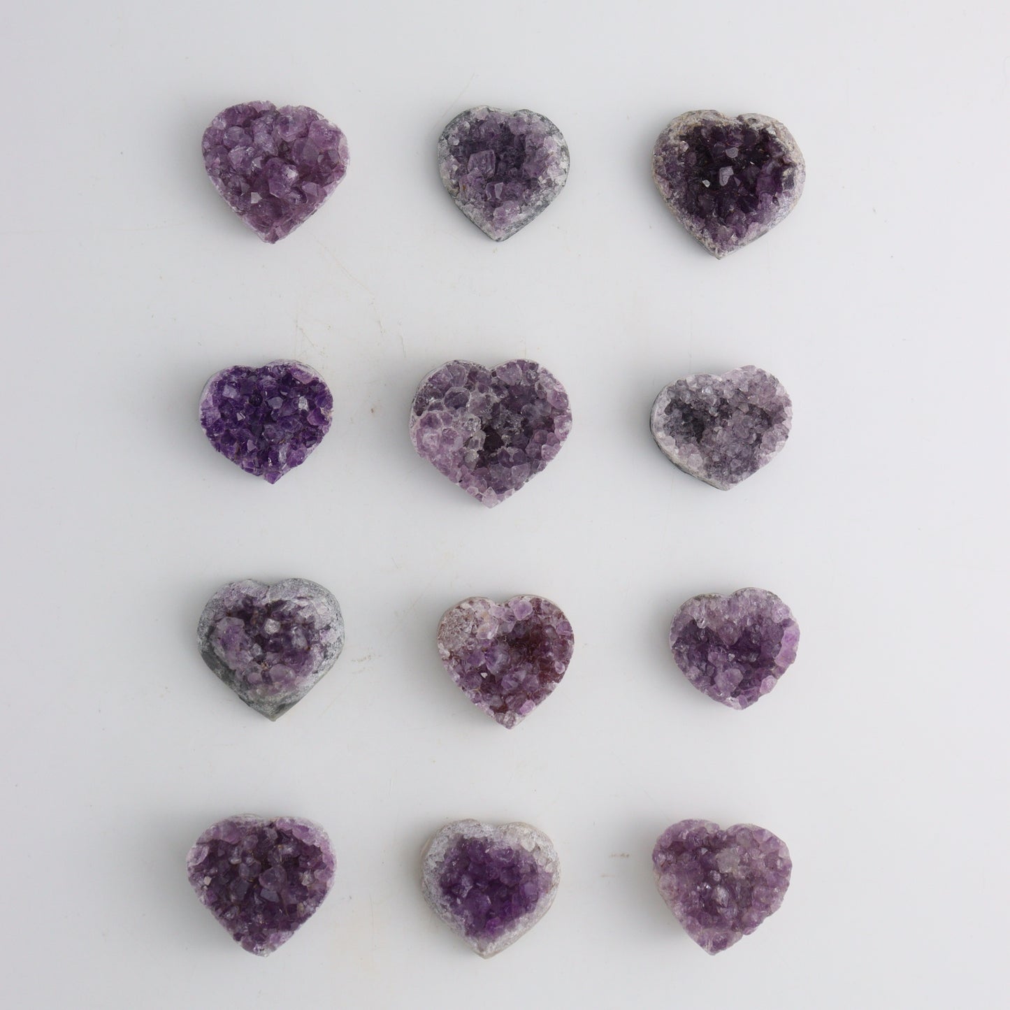 Amethyst Hearts - Expert Supplier of Wholesale Crystals & Bulk Gemstones