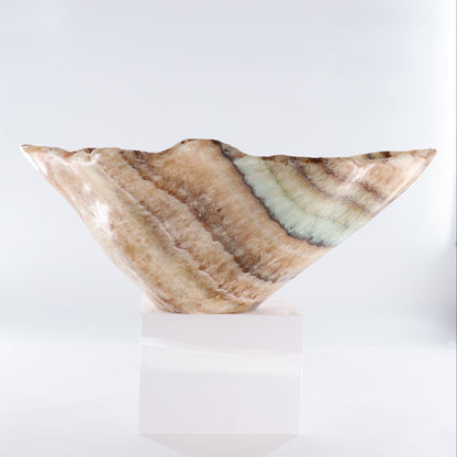 Mexican Onyx/Calcite Bowl - Expert Wholesale and Supplier of Wholesale Crystals & Bulk Gemstones, ["Bowls","Calcite","Mexico","onyx"]