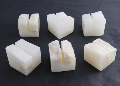 One Card Holder Mexican Onyx/Calcite White