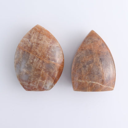 Peach Moonstone Freeform Set of 6