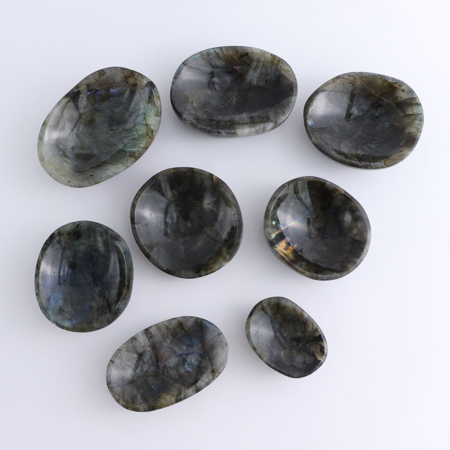 Labradorite Bowls Set of 8