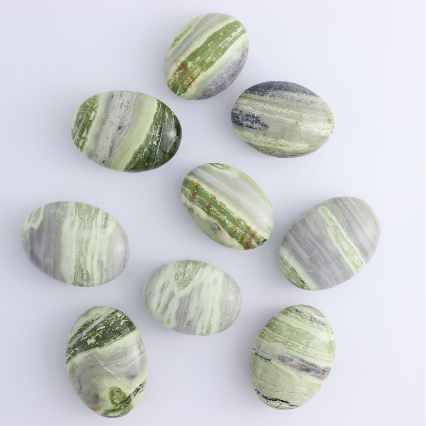 Infinite Stone Palm Stones 1 kg Set - Expert Wholesale and Supplier of Wholesale Crystals & Bulk Gemstones, ["Infinite Stone","Palm Stones","serpentine"]