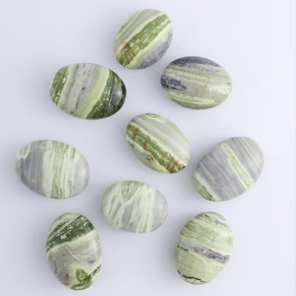 Infinite Stone Palm Stones 1 kg Set - Expert Wholesale and Supplier of Wholesale Crystals & Bulk Gemstones, ["Infinite Stone","Palm Stones","serpentine"]