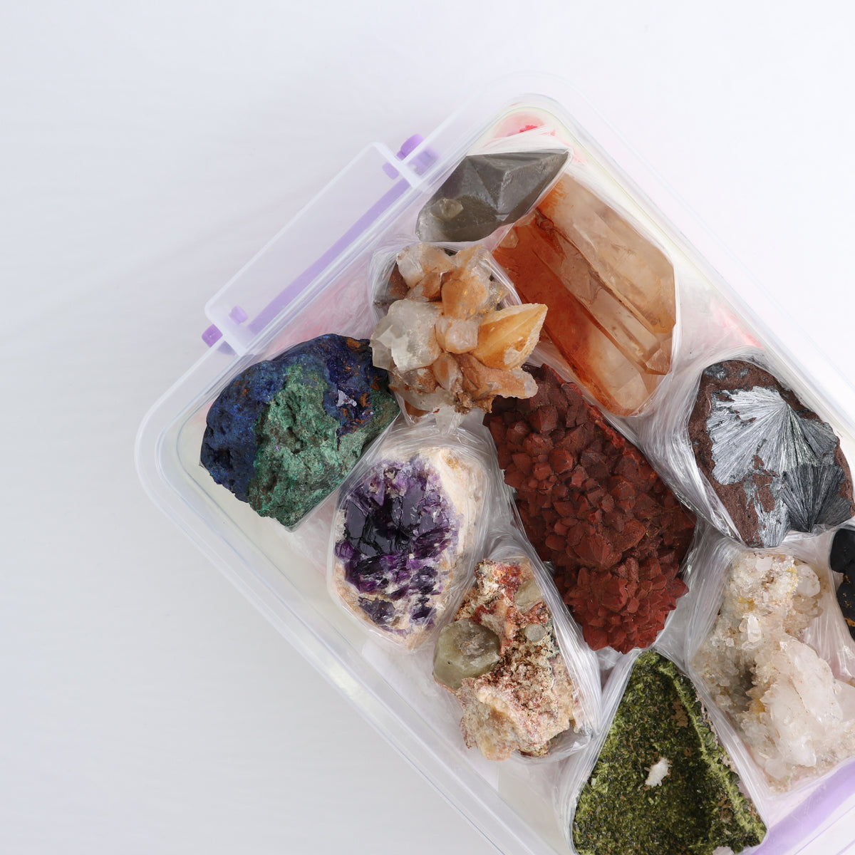 Mixed Minerals Flat from Morocco | Mi Esperanza Minerals | Supplier of Crystals and Onyx