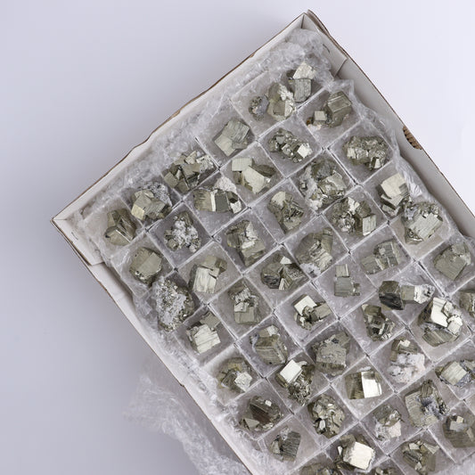 Pyrite Flat of 54 - Expert Wholesale and Supplier of Wholesale Crystals & Bulk Gemstones, ["flat","Flats","Pyrite"]