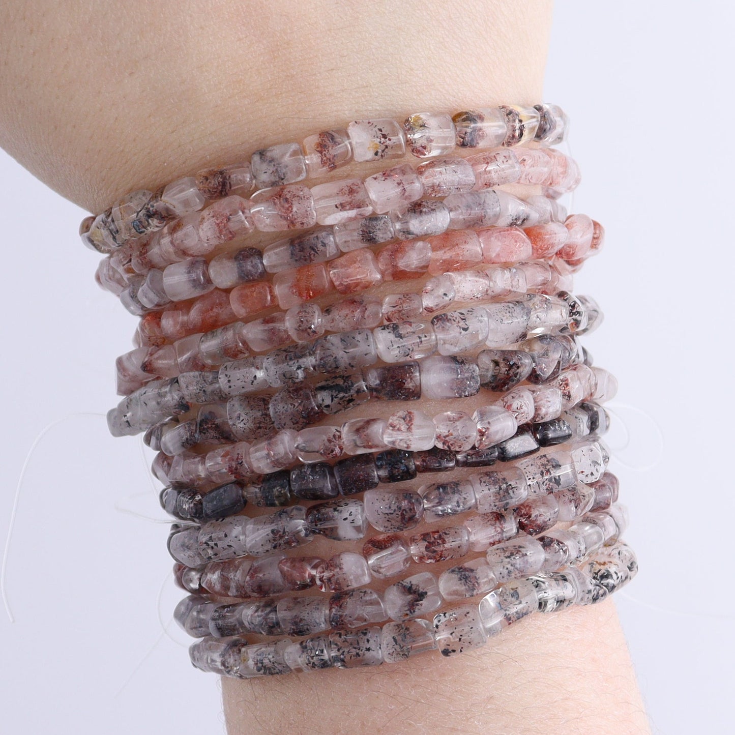 One Hematite Quartz Bracelet