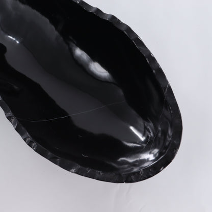 Black Marble Canoe Bowl - Expert Wholesale and Supplier of Wholesale Crystals & Bulk Gemstones, ["Black Marble","Bowls","canoe","Marble","Mexico"]