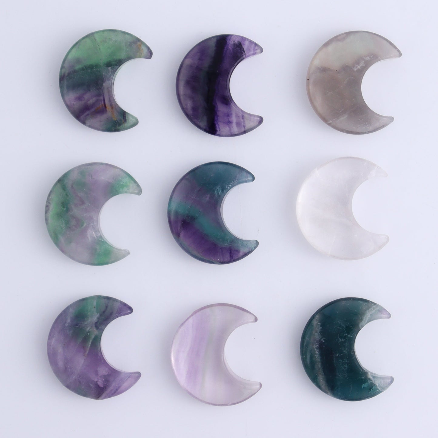One Fluorite Moon - Expert Wholesale and Supplier of Wholesale Crystals & Bulk Gemstones, ["Fluorite","moons"]