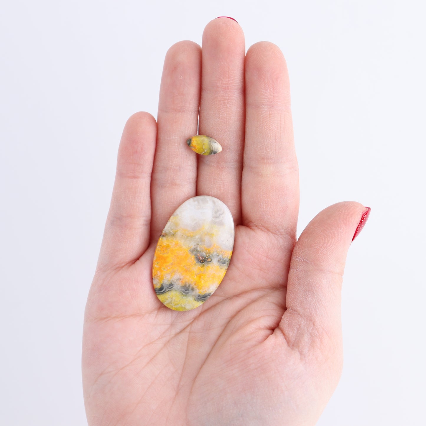 Bumblebee Jasper Cabs Set of 28 - Expert Wholesale and Supplier of Wholesale Crystals & Bulk Gemstones, ["Bumblebee Jasper","Cabs","jasper","Turkey"]