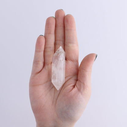 Quartz Faceted Double Points Set of 13 - Expert Wholesale and Supplier of Wholesale Crystals & Bulk Gemstones, ["Brazil","Clear Quartz","Mixed Carvings","Quartz"]