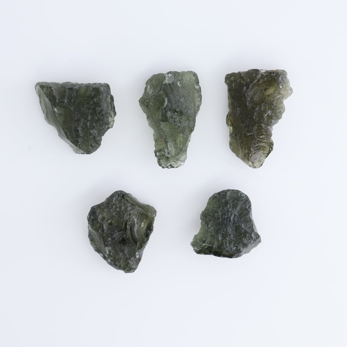 Moldavite Pieces Set of 5