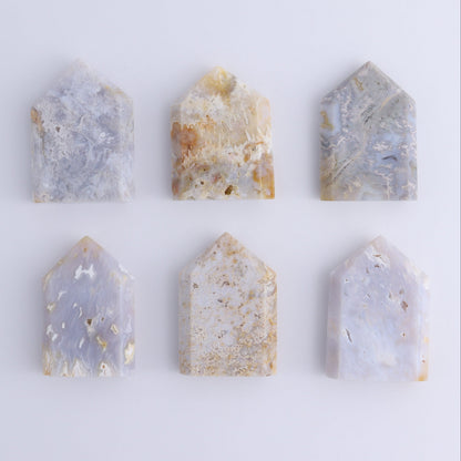 Agate Towers Set of 6 - Expert Wholesale and Supplier of Wholesale Crystals & Bulk Gemstones, ["Agate","Towers"]