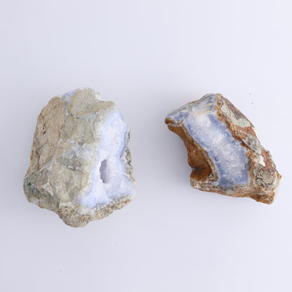 Blue Lace Agate Clusters Set of 6 - Expert Wholesale and Supplier of Wholesale Crystals & Bulk Gemstones, ["Agate","Blue Lace Agate","close_70"]