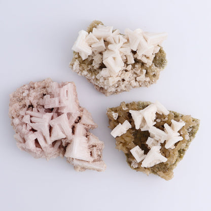 Trona ps. After Halite and Halite from Owens Lake Set of 6 - Expert Wholesale and Supplier of Wholesale Crystals & Bulk Gemstones, ["Halite","halite on trona","United States"]