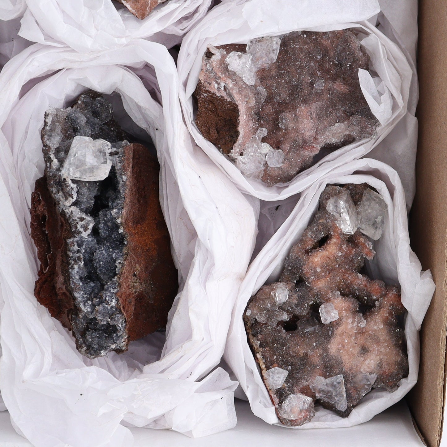 Calcite Clusters from Santa Eulalia Flats - Expert Wholesale and Supplier of Wholesale Crystals & Bulk Gemstones, ["Calcite","Mexico","Santa Eulalia Calcite"]