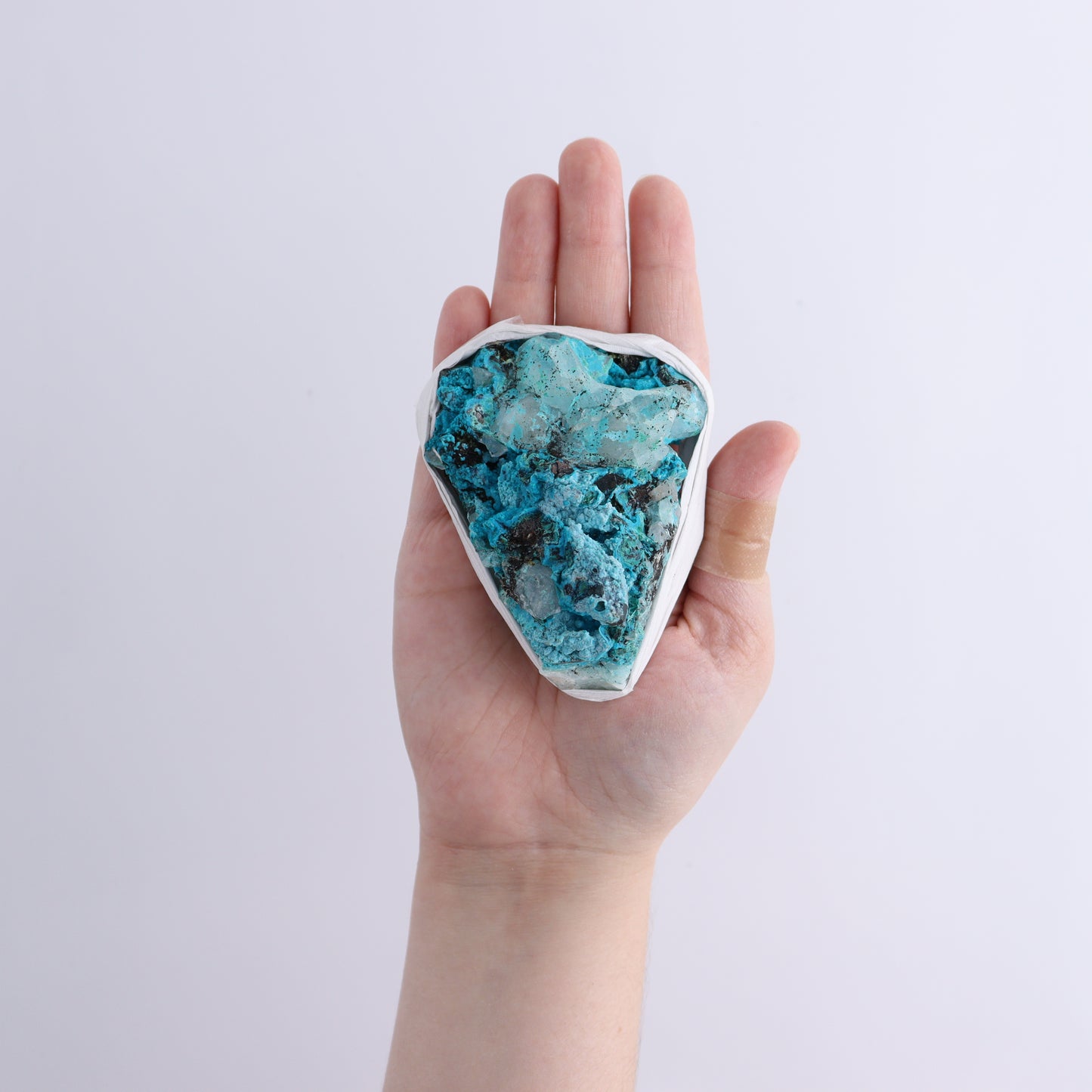 Chrysocolla with Quartz Roughs Set of 6 - Expert Wholesale and Supplier of Wholesale Crystals & Bulk Gemstones, ["Chrysocolla","Flats","Freeforms","Peru","Rough"]