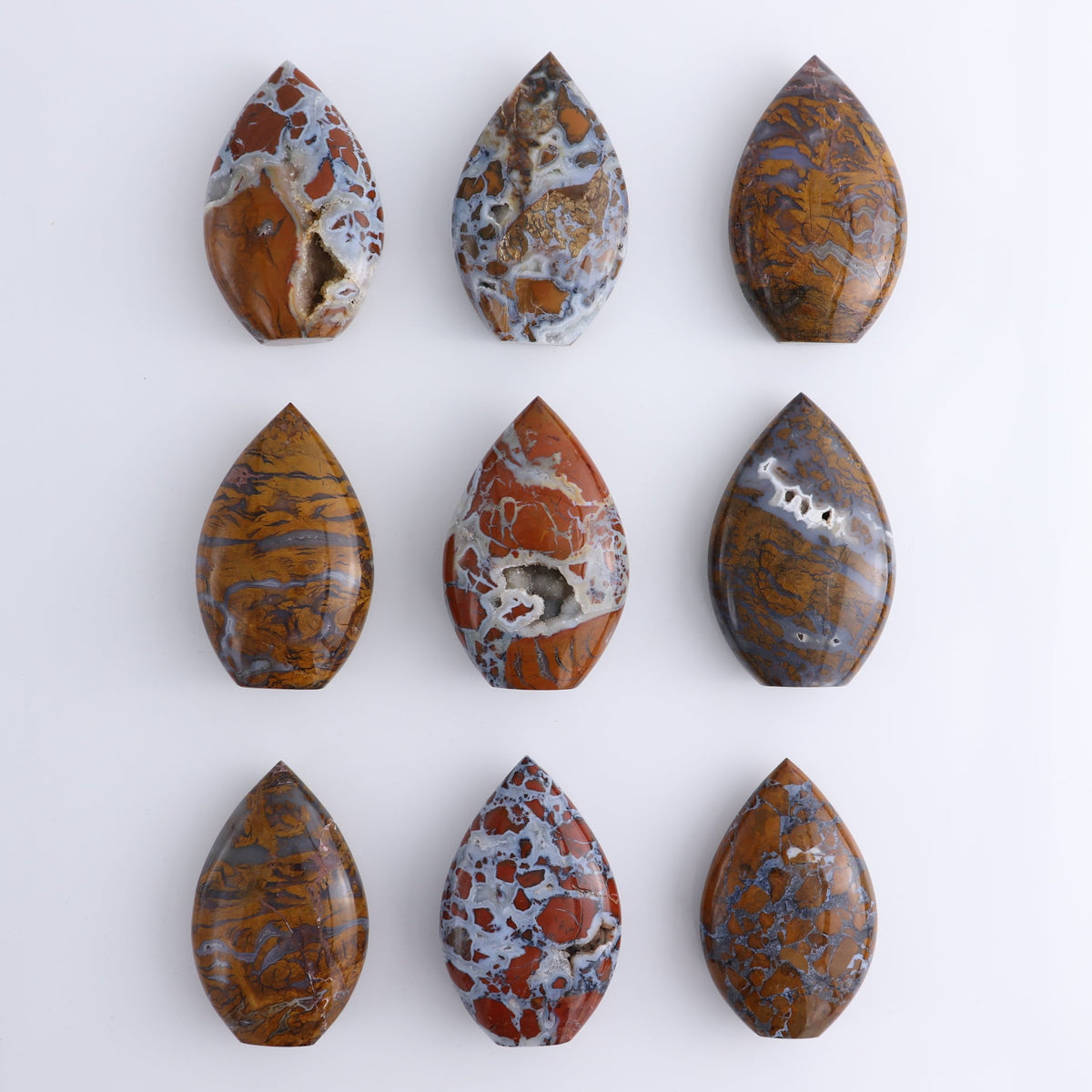 One Flame Brecciated Jasper | Mi Esperanza Minerals | Supplier of Crystals and Onyx