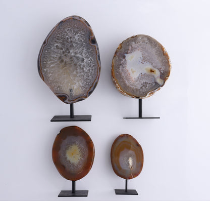 Agate on Pins Set of 4 - Expert Wholesale and Supplier of Wholesale Crystals & Bulk Gemstones, ["Agate","Brazil","On Pins"]