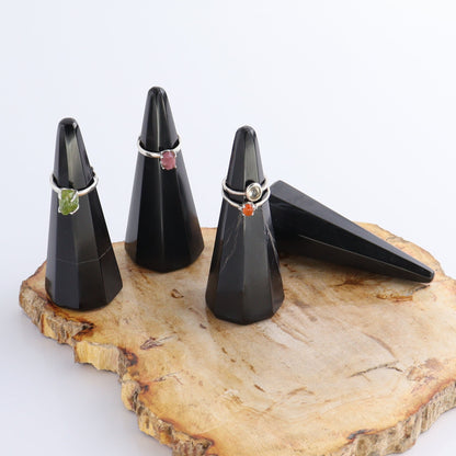 One Black Marble Ring Holder - Expert Wholesale and Supplier of Wholesale Crystals & Bulk Gemstones, ["Black Marble","Catalog Onyx","Marble","Mexico","Ring Holder"]