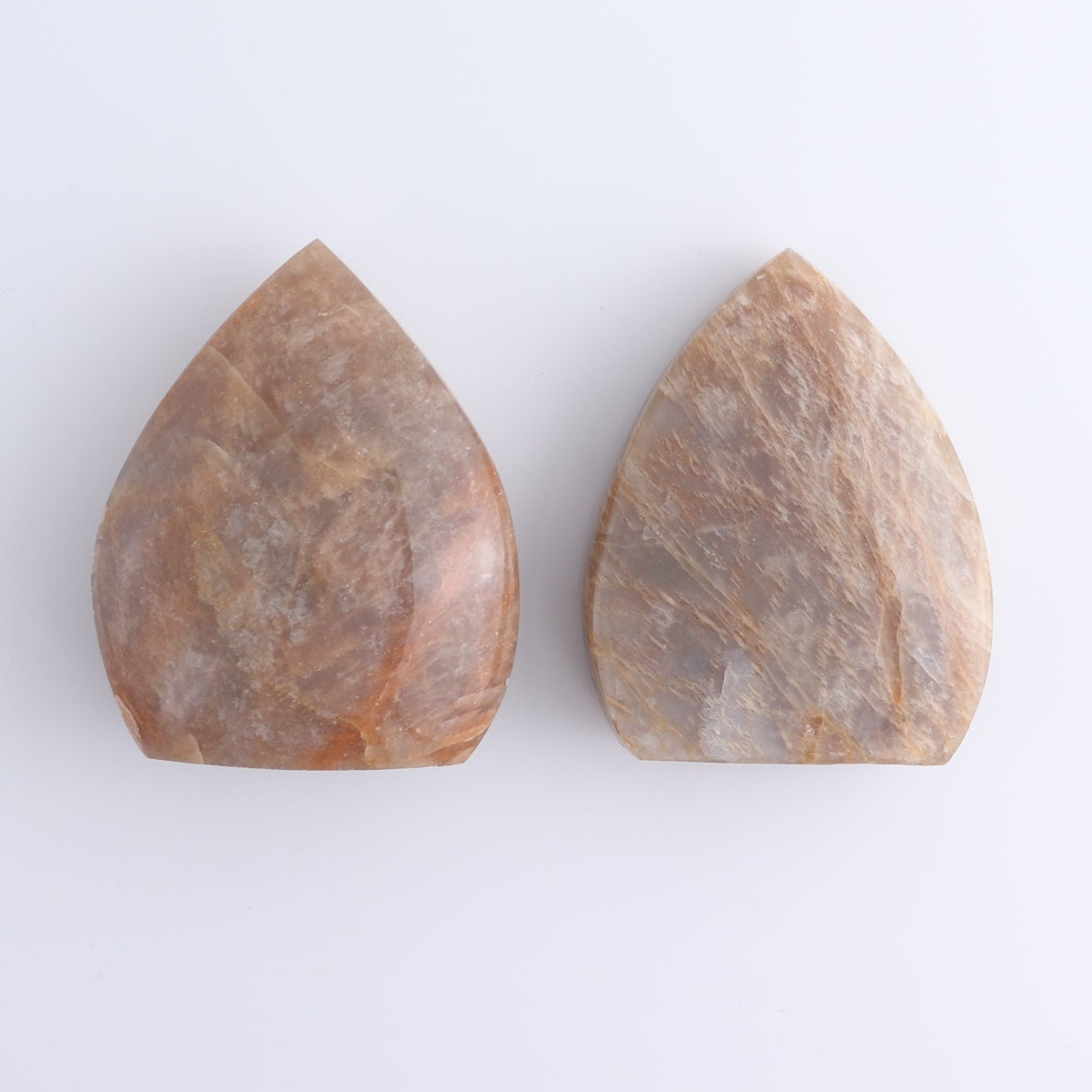 Peach Moonstone Freeform Set of 6