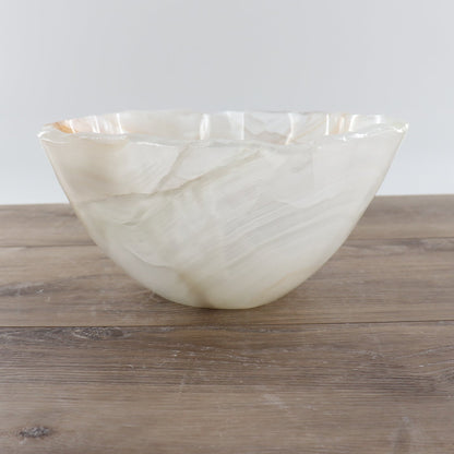 Mexican Onyx/Calcite Bowl 11"