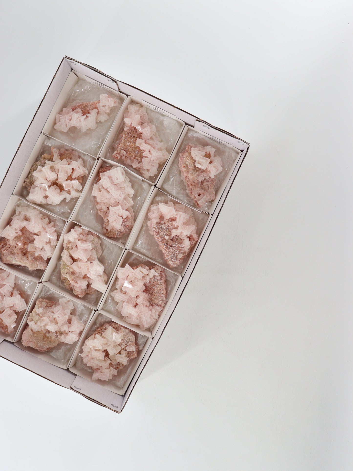 Halite Flat Set of 12 - Expert Wholesale and Supplier of Wholesale Crystals & Bulk Gemstones, []