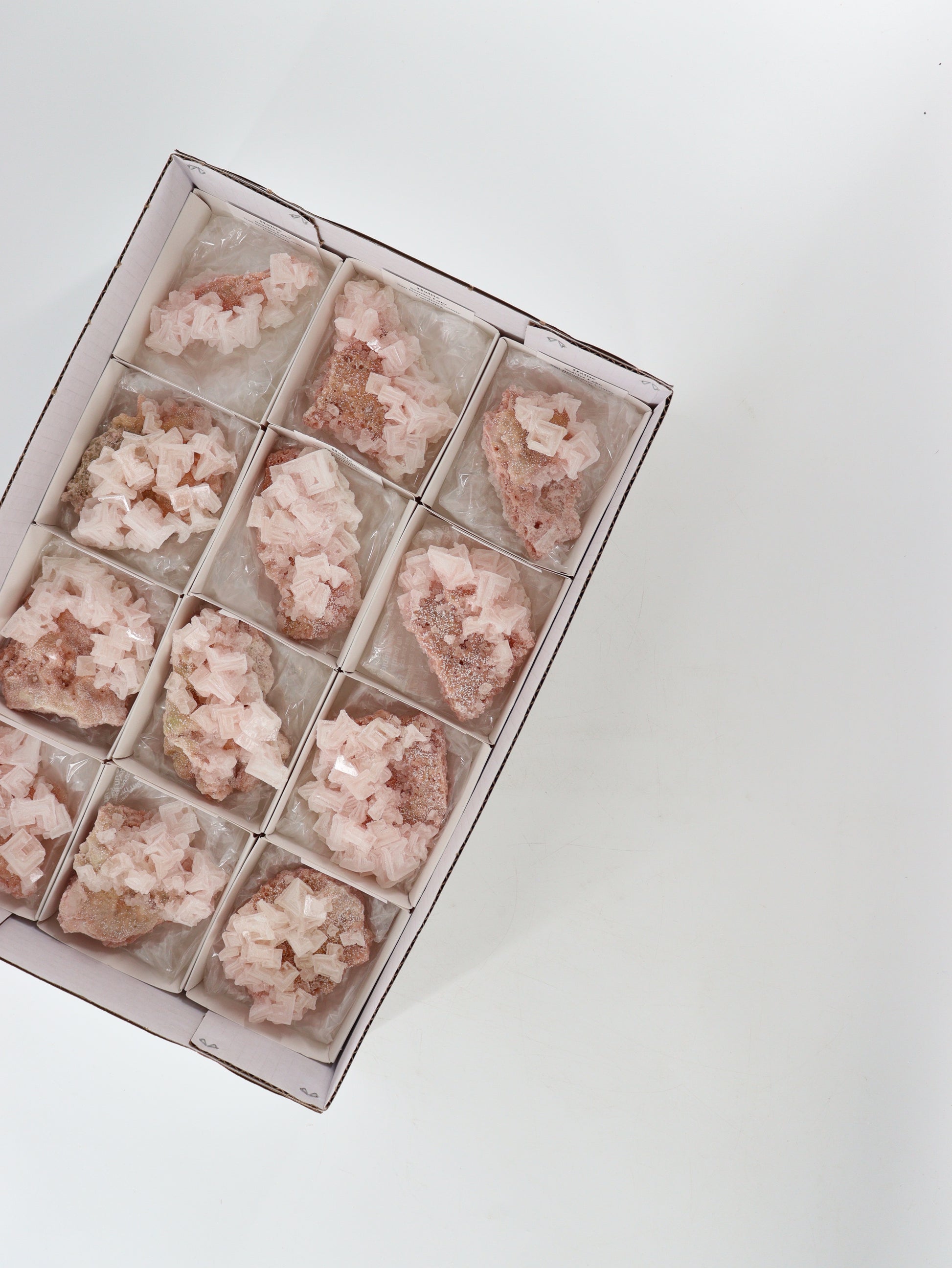 Halite Flat Set of 12 - Expert Wholesale and Supplier of Wholesale Crystals & Bulk Gemstones, []