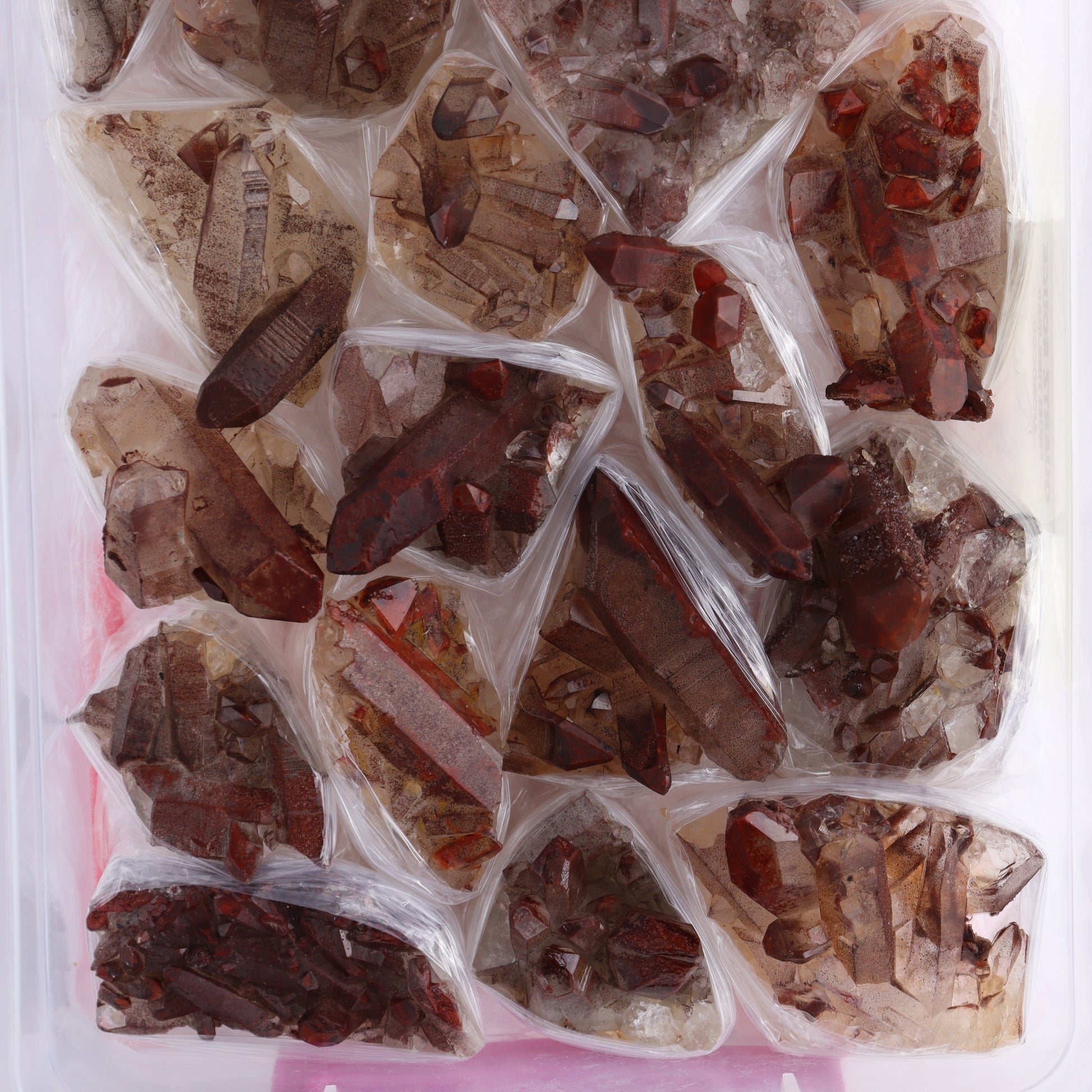 Hematite Quartz Flat from Morocco - Expert Wholesale and Supplier of Wholesale Crystals & Bulk Gemstones, ["Flats","Hematite","Matrix","Morocco","Quartz","Quartz Hematite"]
