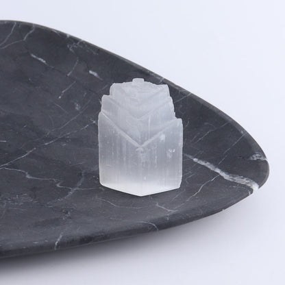 One Selenite (Satin Spar) Fish Tail 6 cm