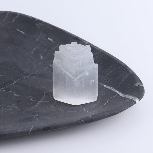One Selenite (Satin Spar) Fish Tail 6 cm