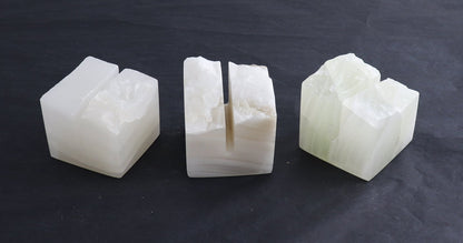 One Card Holder Mexican Onyx/Calcite White