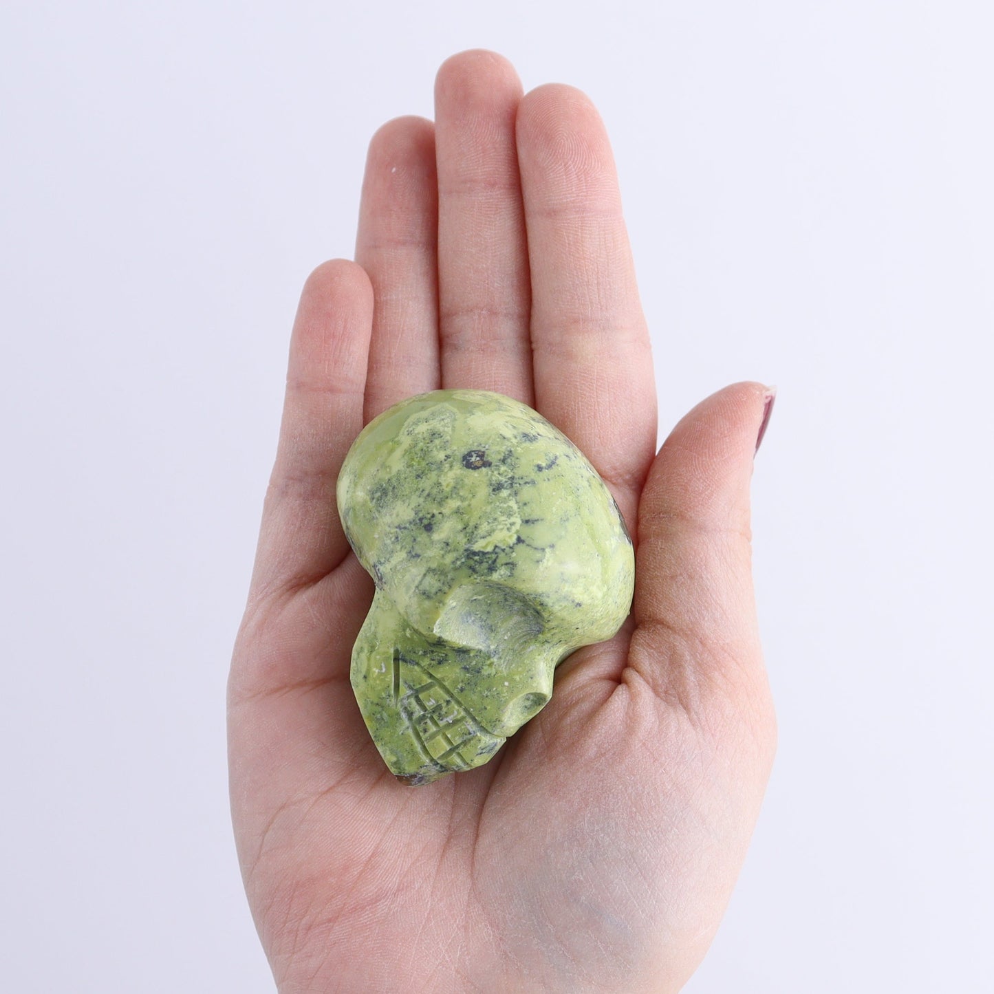 Serpentine Skulls Set of 4