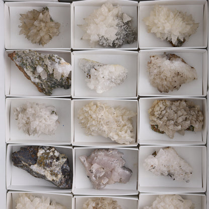 UV Reactive Calcite Flat Set of 18 - Expert Wholesale and Supplier of Wholesale Crystals & Bulk Gemstones, ["Calcite","Freeform","Freeforms","Mexico"]