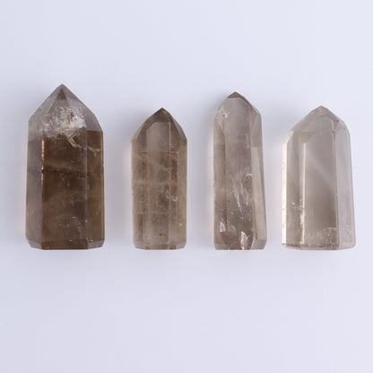 Smoky Quartz Towers Set of 13 - Expert Wholesale and Supplier of Wholesale Crystals & Bulk Gemstones, ["Points","Quartz","Smoky Quartz","Towers"]