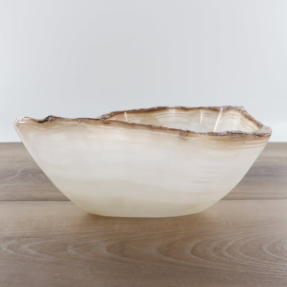 Mexican Onyx/Calcite Bowl 12"