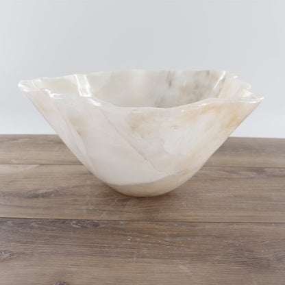 Mexican Onyx/Calcite Bowl 15"