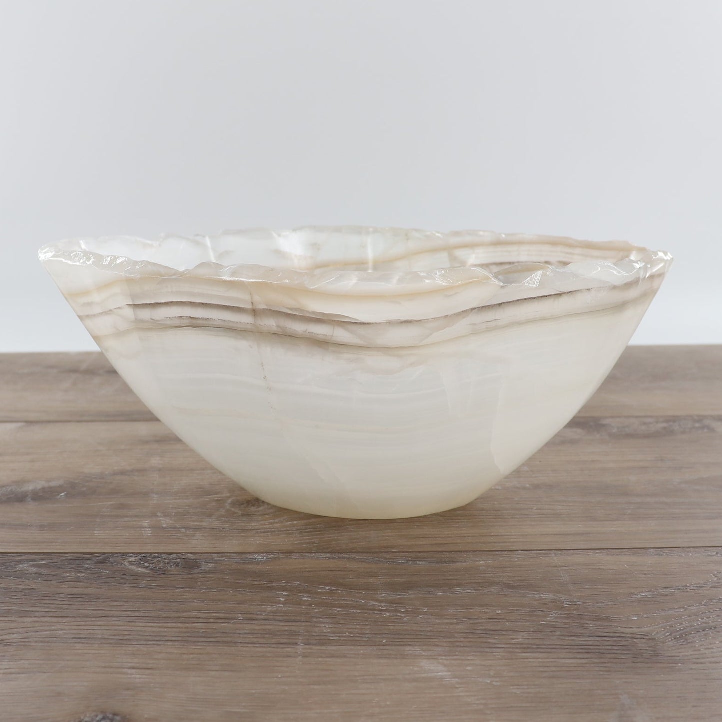 Mexican Onyx/Calcite Bowl 12"