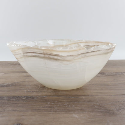 Mexican Onyx/Calcite Bowl 12"