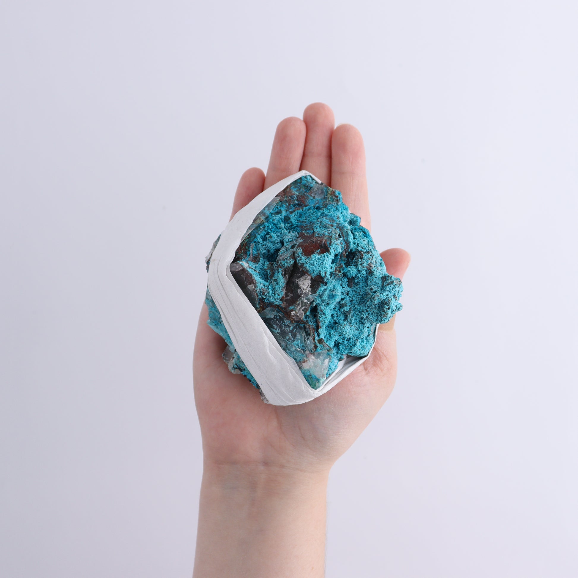Chrysocolla with Quartz Roughs Set of 6 - Expert Wholesale and Supplier of Wholesale Crystals & Bulk Gemstones, ["Chrysocolla","Flats","Freeforms","Peru","Rough"]
